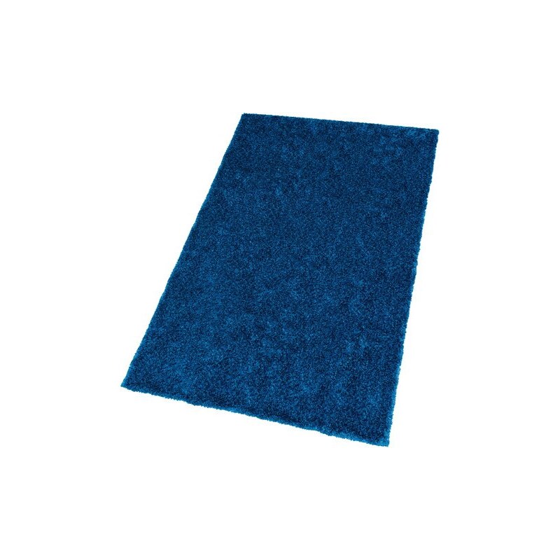 Hochflor-Teppich Emotion Höhe 27 mm handgetuftet SCHÖNER WOHNEN KOLLEKTION blau 1 (B/L: 70x140 cm),2 (B/L: 90x160 cm),3 (B/L: 140x200 cm),4 (B/L: 170x240 cm),6 (B/L: 200x300 cm)