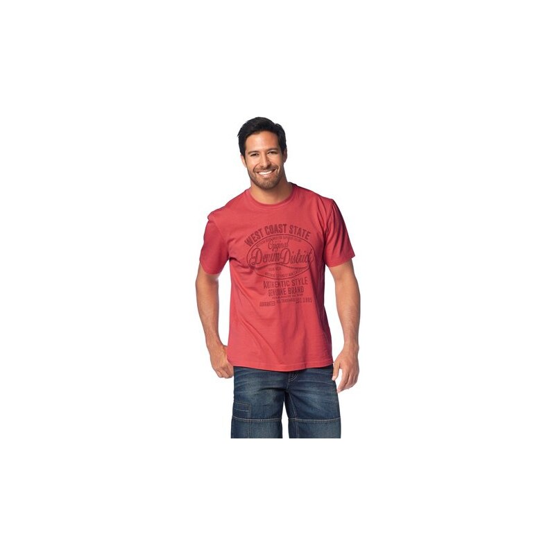 Man s World T-Shirt MAN'S WORLD rot 4XL (68/70),5XL (72/74),L (52/54),M (48/50),S (44/46),XL (56/58),XXL (60/62),XXXL (64/66)