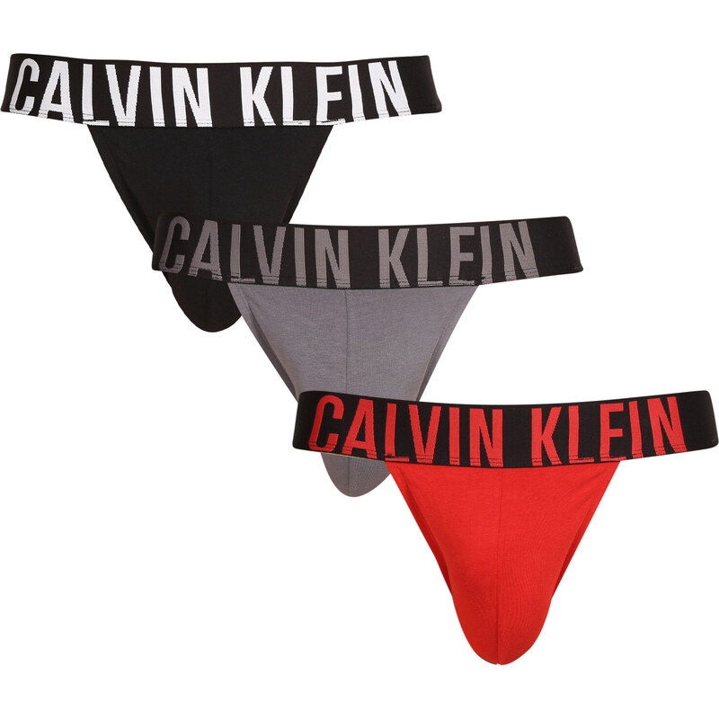 3PACK Herren Jocks Calvin Klein mehrfarbig (NB3606A-LXO) M