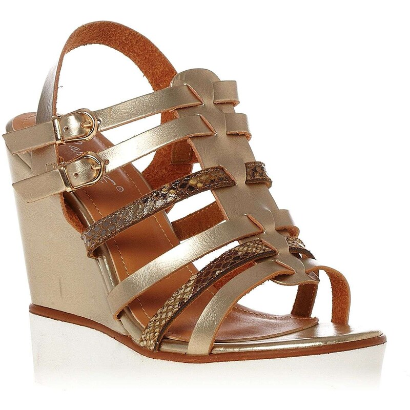 R and Be Wedges - goldfarben