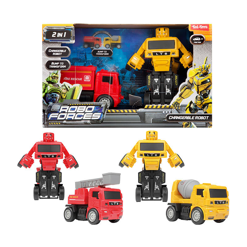Toi-Toys Verwandlungsroboter "Roboforces" - ab 3 Jahren | onesize