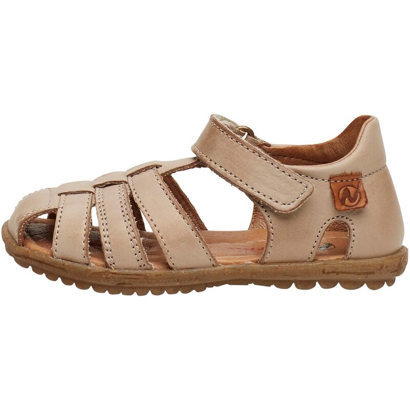 NATURINO See-Halb geschlossene Sandalen aus Leder, Taubengrau 30