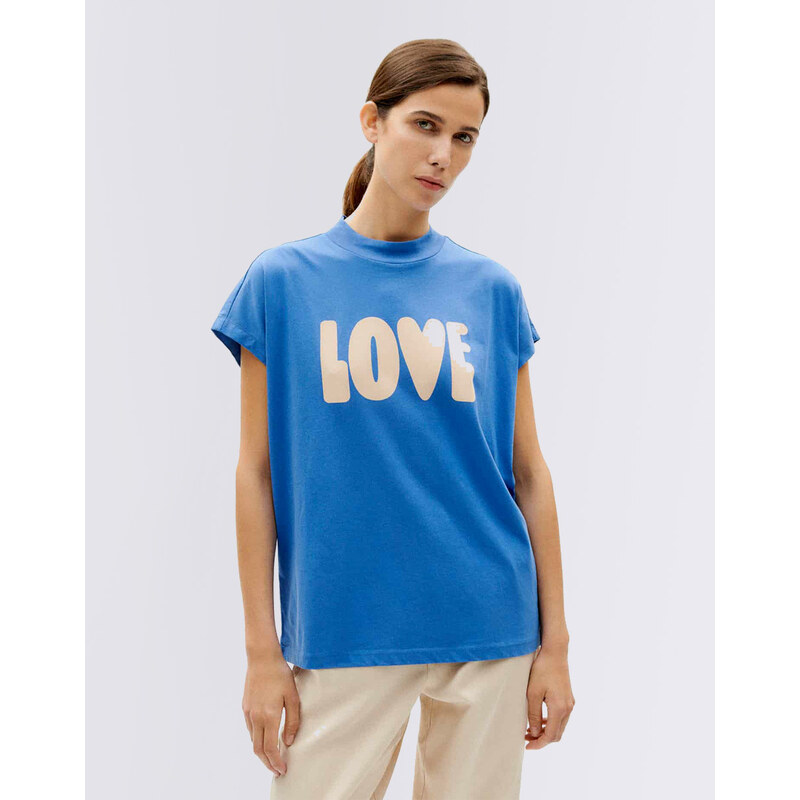 Thinking MU Love Volta T-Shirt HERITAGE BLUE