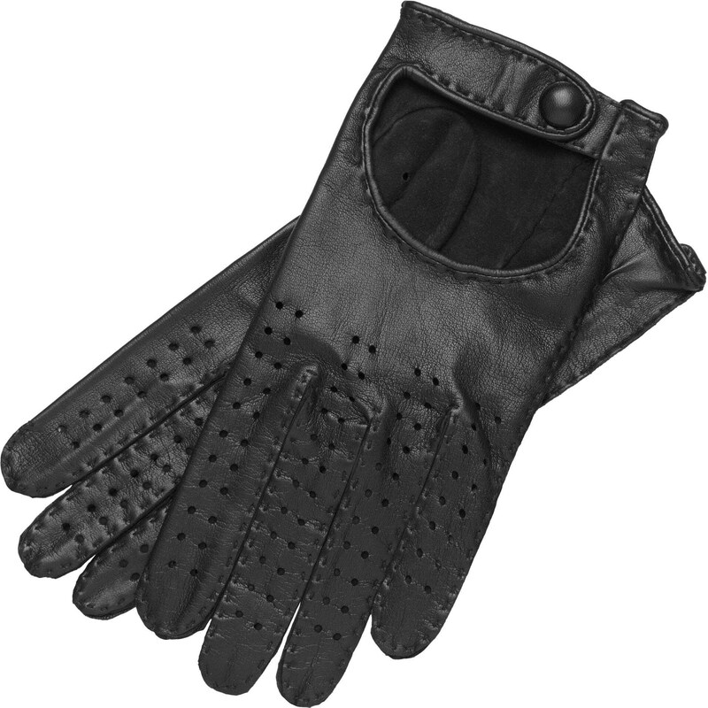 1861 Glove manufactory Monza Black Driving Gloves