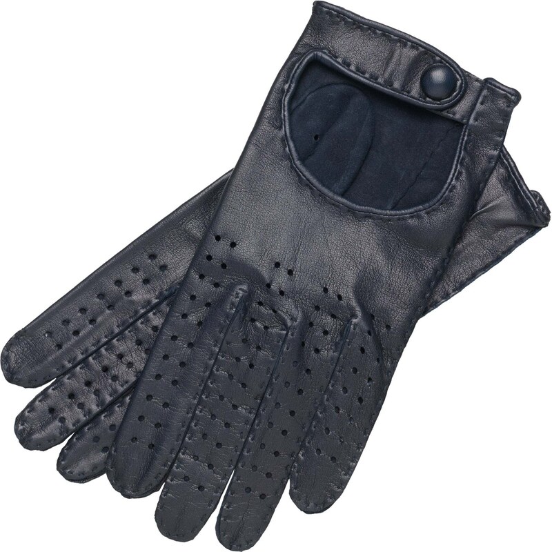 1861 Glove manufactory Monza Blue navy Driving Gloves