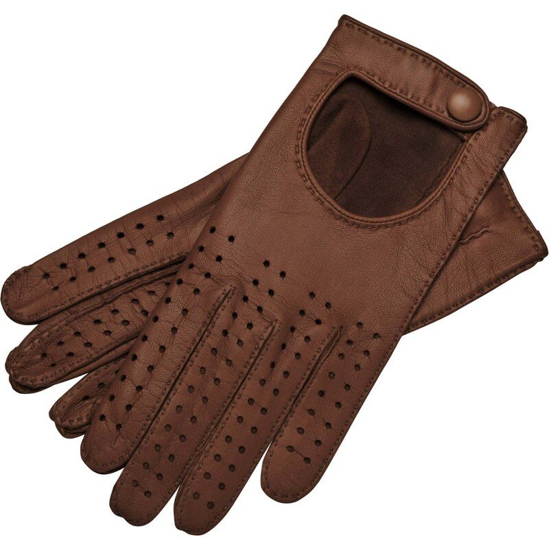 1861 Glove manufactory Monza Saddle Brown Driving Gloves