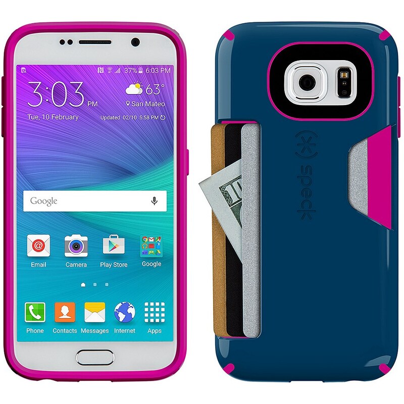Speck HardCase »CandyShell Card Samsung Galaxy S6 Deep Sea Blue/Li«