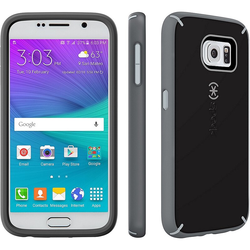 Speck HardCase »MightyShell Samsung Galaxy S6 Black/Gravel Grey/Sl«