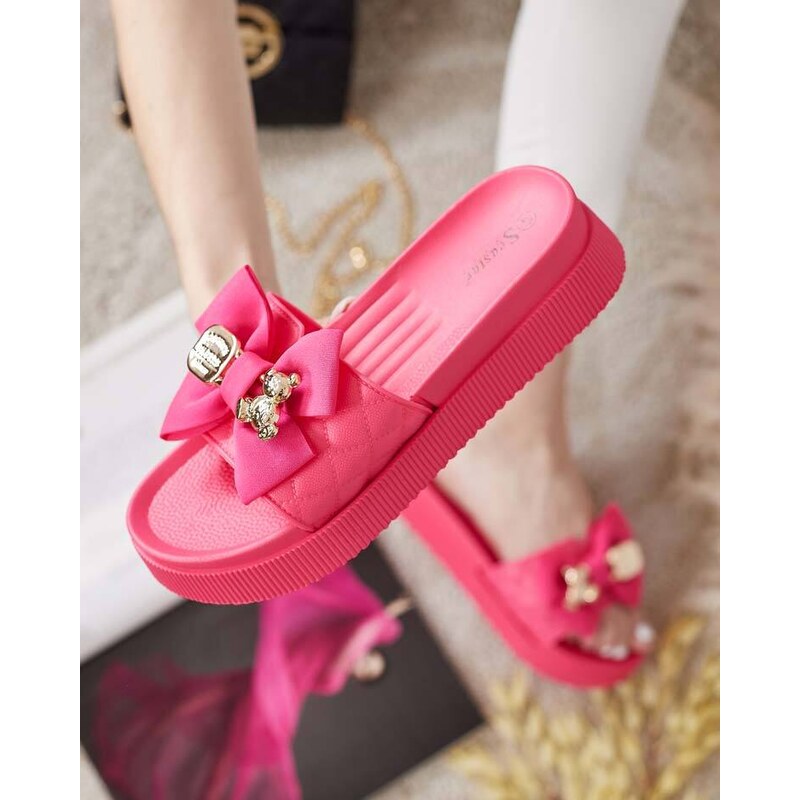 Seastar Royalfashion Damen Lemini Bow Flip-Flops - pink