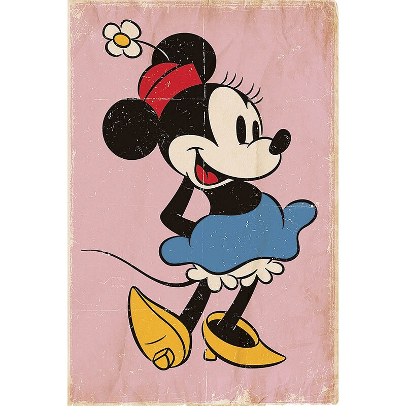 Home affaire, Deco Panel »Minnie Mouse - retro« 60/90 cm