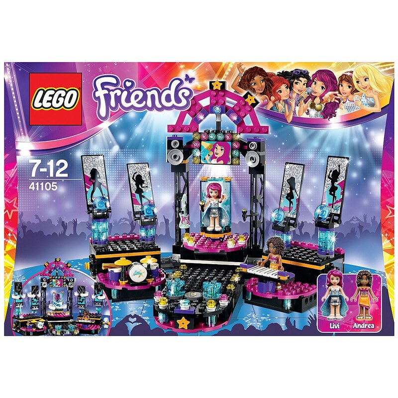 LEGO® Popstar Showbühne, (41105), »LEGO® Friends«