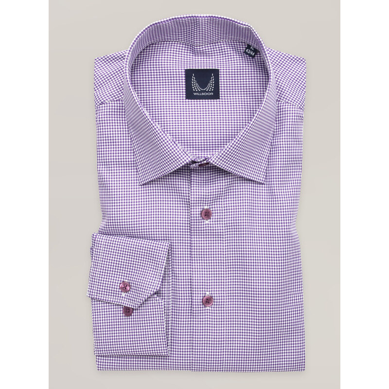 Männer Klassisches Hemd Willsoor violett Rapport
