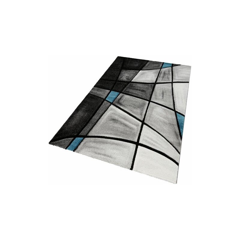 Teppich DOUBS Merinos handgearbeiteter Konturenschnitt gewebt MERINOS grau 2 (B/L: 80x150 cm),3 (B/L: 120x170 cm),4 (B/L: 160x230 cm),6 (B/L: 200x290 cm)