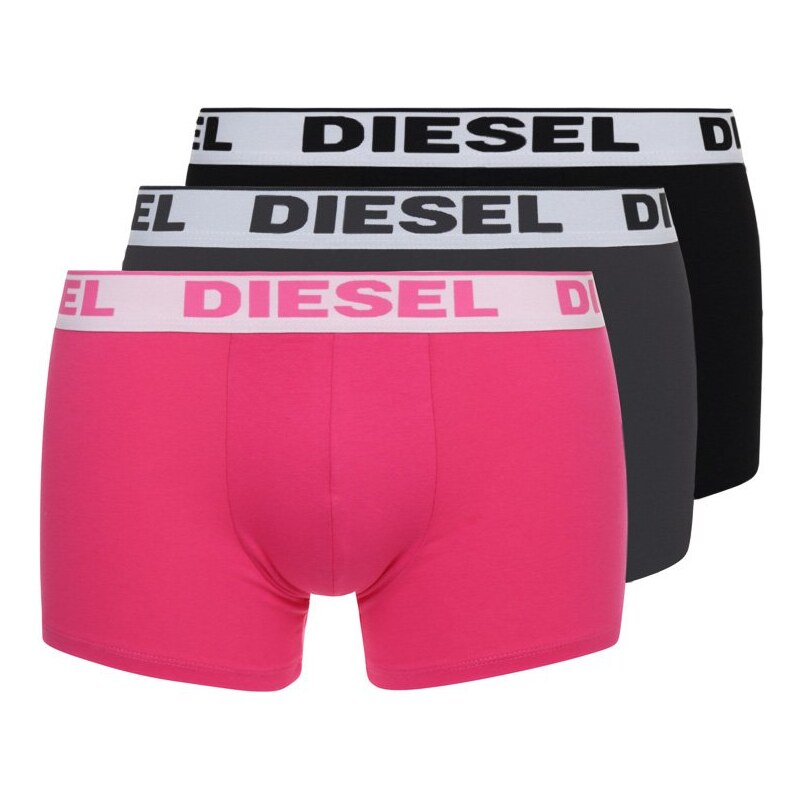 Diesel UMBXSHAWN BOXER 3 PACK Panties pink/grey/black