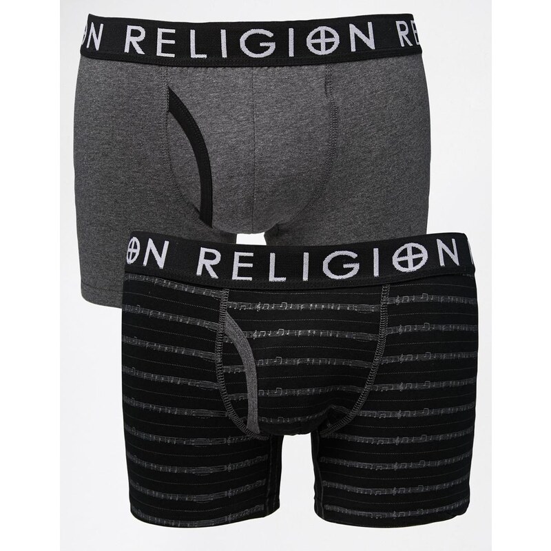 Religion - Unterhosen im 2er-Set - Schwarz