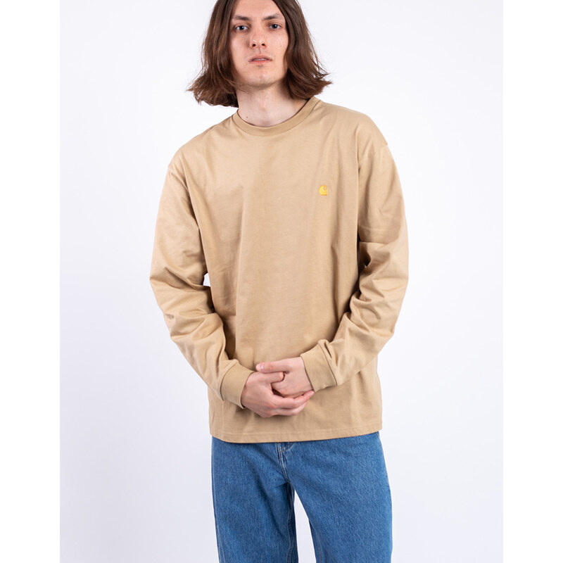 Carhartt WIP L/S Chase T-Shirt Sable/Gold