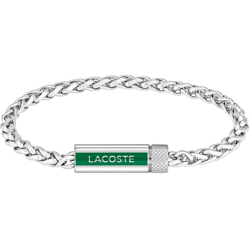 Lacoste Herren-Armband Spelt Silberfarben 2040337