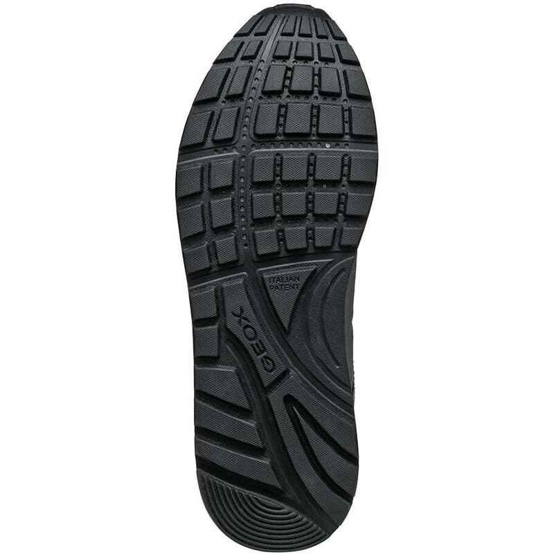 Geox Leder-Sneakers "Partenio" in Grau | Größe 41