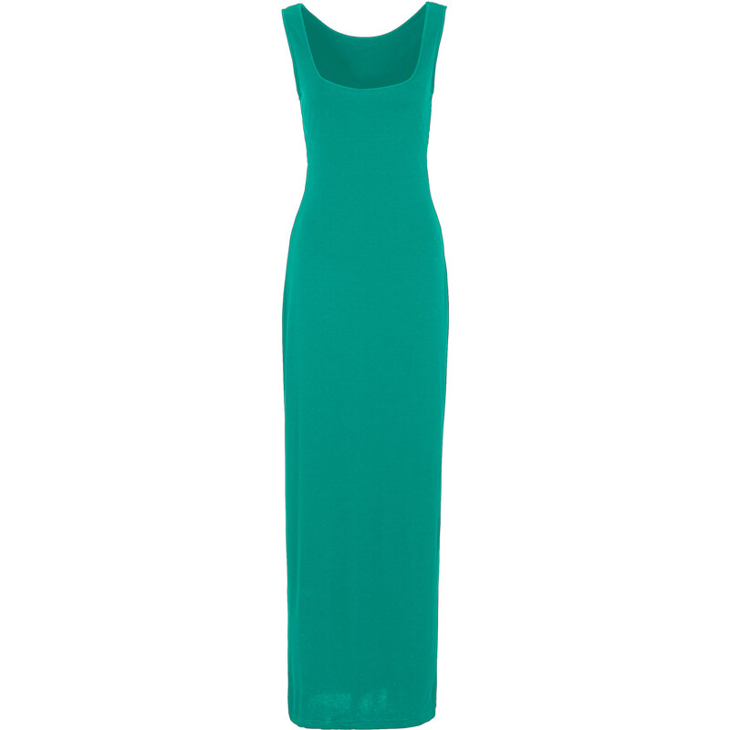BODYFLIRT boutique Kleid ohne Ärmel in grün von bonprix