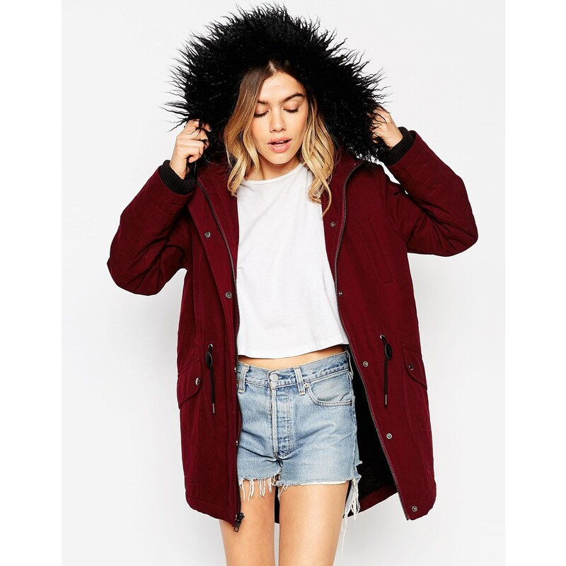 ASOS - Ultimate - Parka - Rot