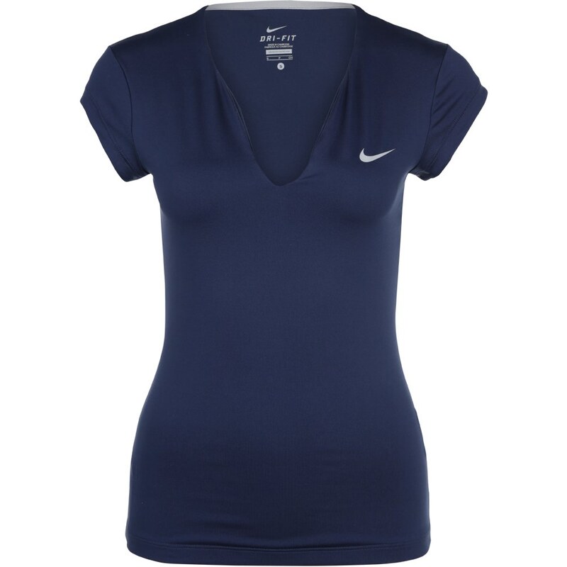 Nike Performance PURE Funktionsshirt midnight navy/matte silver
