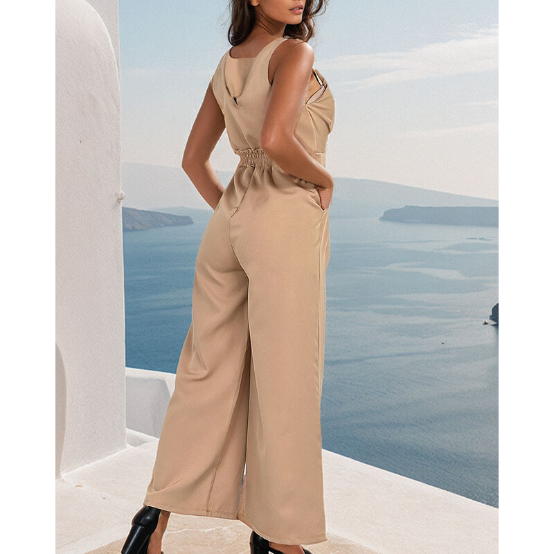 Made in Italy Royalfashion Women's Long Suit - camel