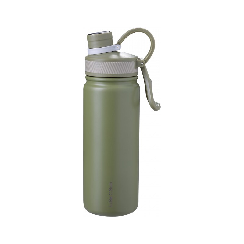 SOLA Thermo-Trinkflasche CNS Doppelwand 650 ml grün matt (596502)