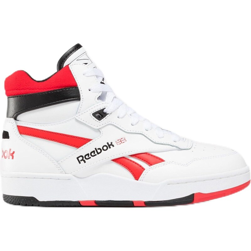 Reebok BB 4000 II MID Sneaker, White/VECRED/Black, 38 EU
