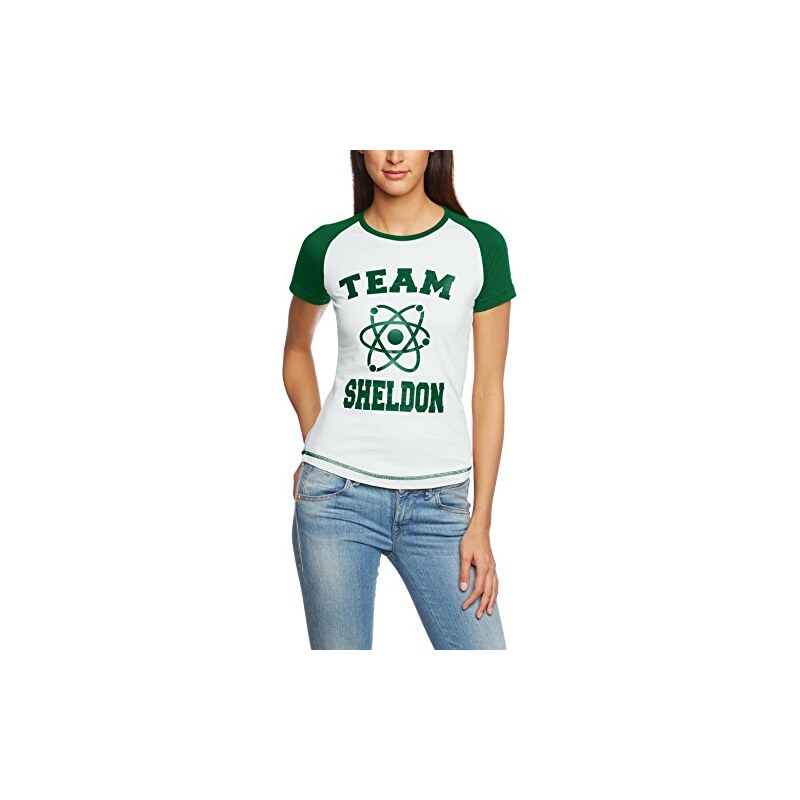 Coole-Fun-T-Shirts Damen T-shirt Team Sheldon Base Big Bang Theory