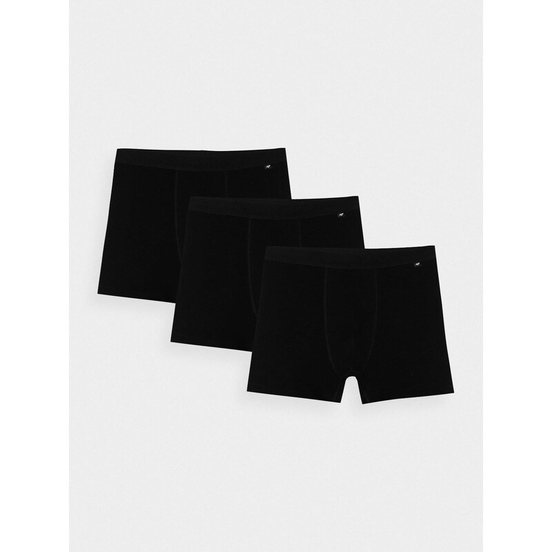 4F Boxershorts für Herren (3er Pack) - schwarz - 3XL