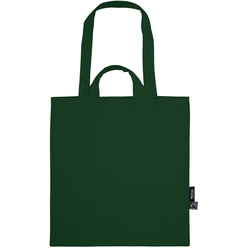 Neutral Einkaufstasche mit 4 Henkeln aus Bio-Fairtrade-Baumwolle