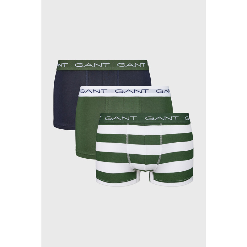 3er-PACK Boxer GANT Pine grün-blau