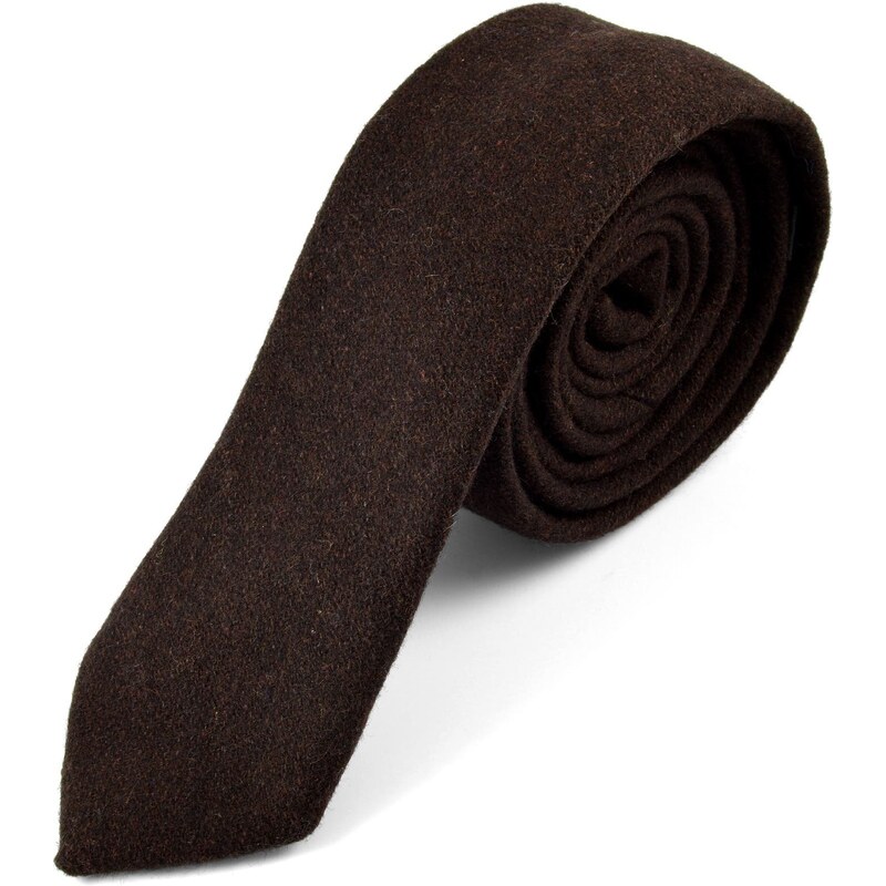 Tailor Toki Handgefertigte Krawatte in Braun