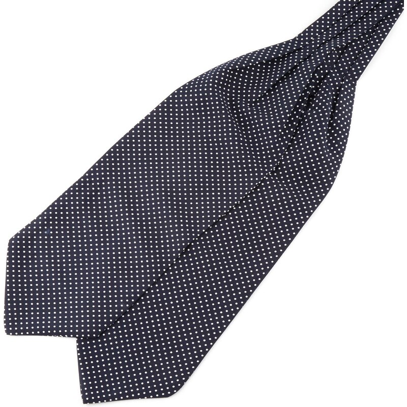 Tailor Toki Gepunkteter Marineblauer Krawattenschal Aus Polyester
