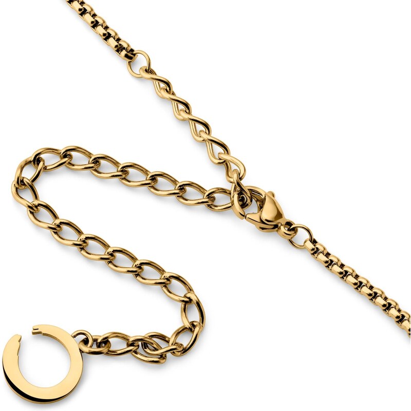 Otsu Egan | Goldfarbene Feuerzeug-Halskette