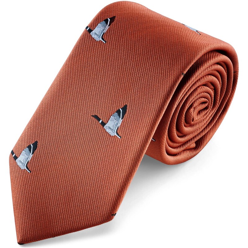 Trendhim Zoikos | 7 cm lange rote Krawatte Gänse