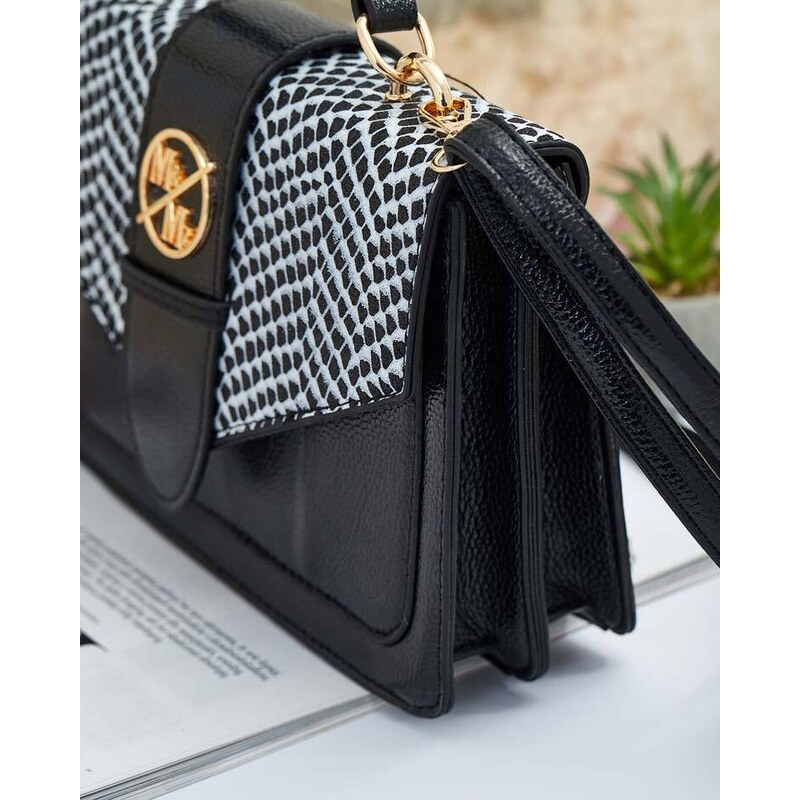 marka niezdefiniowana Royalfashion Damenhandtasche mit elegantem Griff - schwarz
