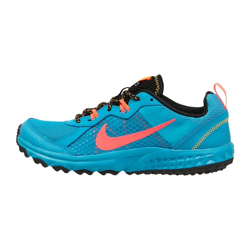 Nike Performance WILD TRAIL Laufschuh Trail blue lagoon/hot lava/black/laser orange