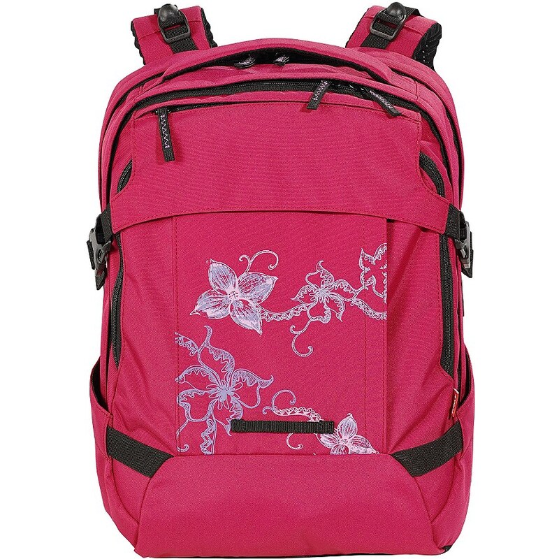 4YOU Schulrucksack, »Tight Fit - Flower Lace«