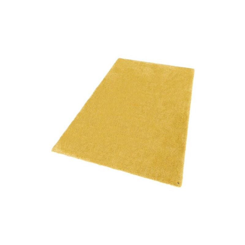 Hochflor-Teppich Soft Höhe 30 mm handgearbeitet Tom Tailor gelb 1 (B/L: 50x80 cm),3 (B/L: 140x200 cm),4 (B/L: 160x230 cm),5 (B/L: 190x190 cm),6 (B/L: 190x290 cm)