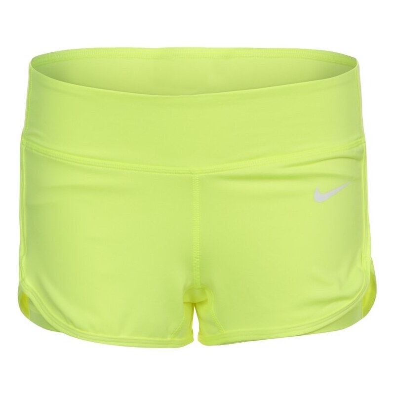 Nike Performance COURT kurze Sporthose neon yellow