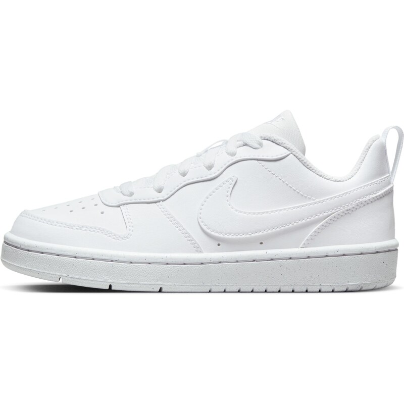 NIKE Court Borough Low RECRAFT (GS) Sneaker, White/White-White, 36.5 EU
