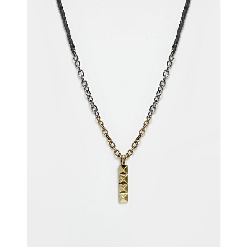 Icon Brand - Tri-State - Halskette mit Anhänger - Gold
