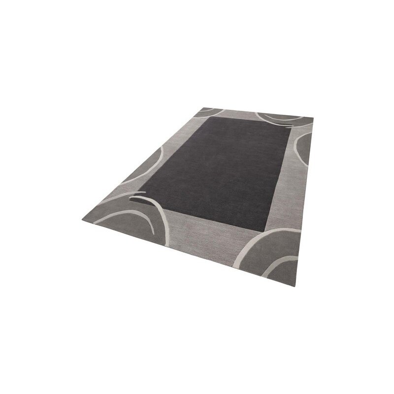Teppich exklusiv Bellary handgearbeiteter Konturenschnitt handgetuftet reine Schurwolle THEKO EXKLUSIV grau 7 (B/L: 240x320 cm),8 (B/L: 290x390 cm)