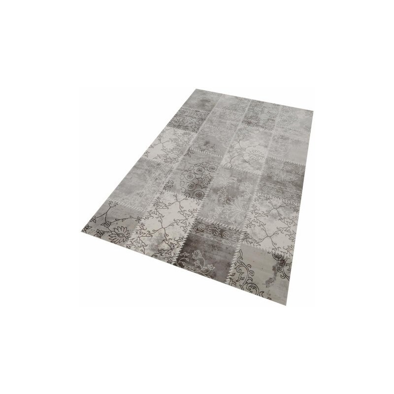 Teppich angora HALI BOHEM 3109 handgearbeitet ANGORA HALI grau 2 (B/L: 80x150 cm),3 (B/L: 120x180 cm),4 (B/L: 160x230 cm),6 (B/L: 200x290 cm)
