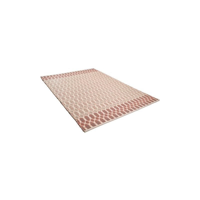 Teppich Small Pattern handgearbeitet Wolle Tom Tailor rot 2 (B/L: 65x135 cm),3 (B/L: 140x200 cm),4 (B/L: 160x230 cm)
