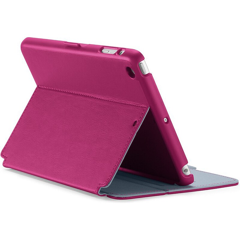 Speck HardCase »StyleFolio iPad mini (1/2/3) Nickel Grey/Fuchsia P«
