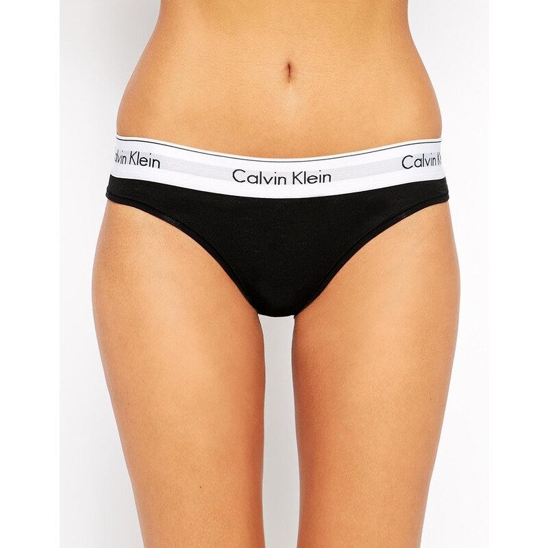 Calvin Klein - Modische Bikinihose aus Baumwolle - Schwarz