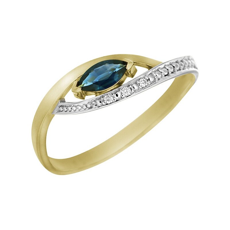 Vivance Jewels Ring mit Safir und Diamanten