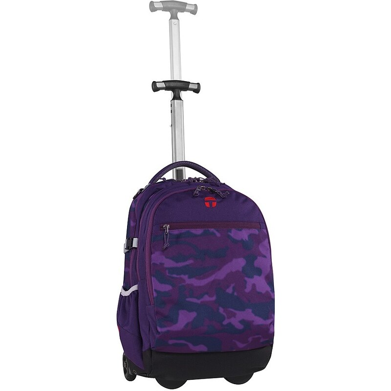 TAKE IT EASY® Rucksack mit Teleskoparm, »Barcelona Camouflage Purple«